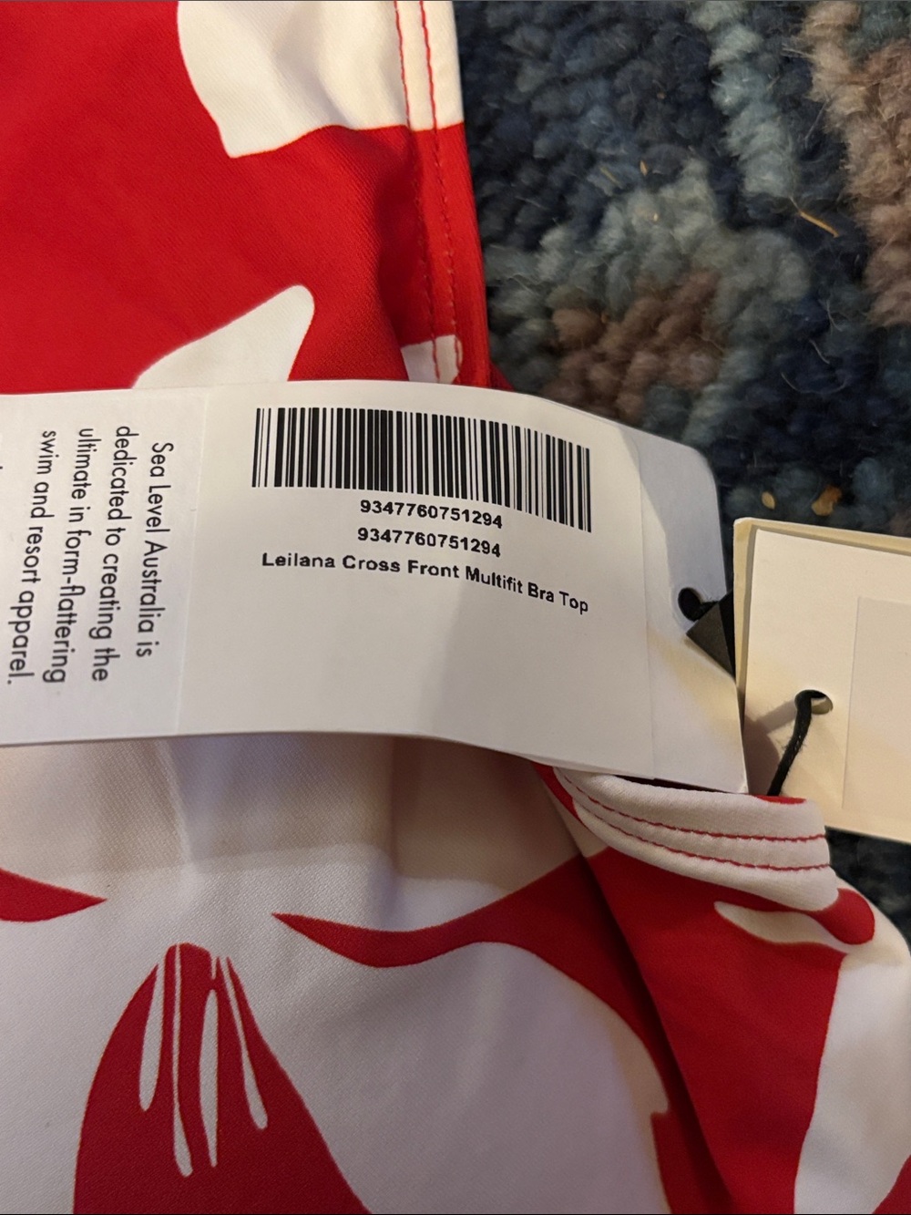 Sea Level Leilana Cross Front Bra Swim Top - Picture 4 of 6